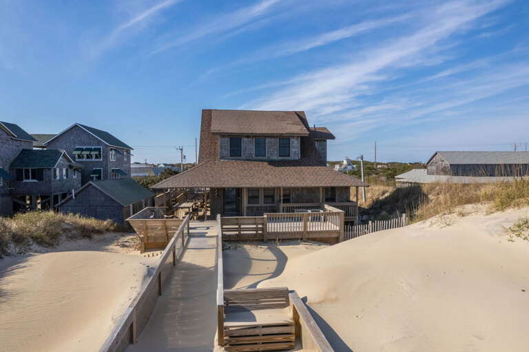 NH330: It's Beach Time | Rear Exterior - Private Beach Walkway