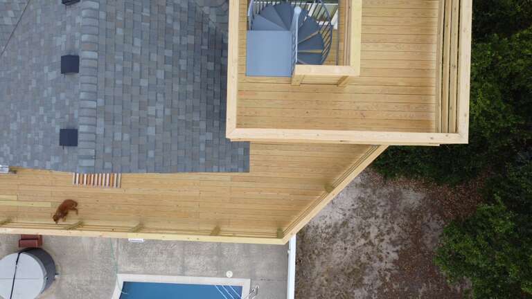 All new decking adds to your ways to enjoy the sunrises from the Crow&#39;s Nest.