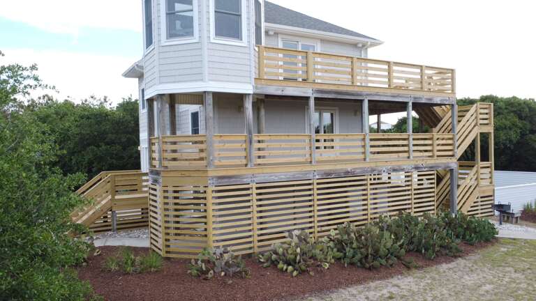All new decking adds to your ways to enjoy the sunrises and pool side views.