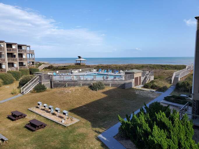 Overlooking Pool and Picnic Area