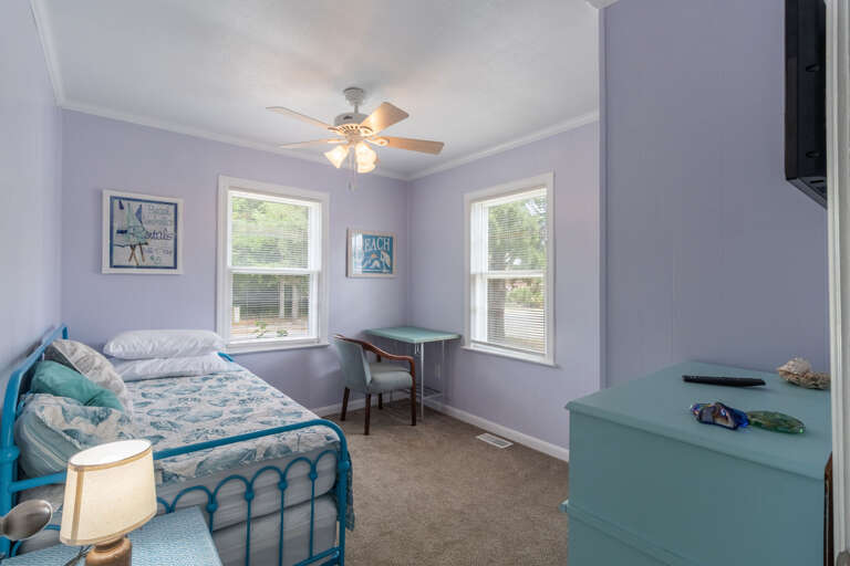 Twin with trundle and work desk 