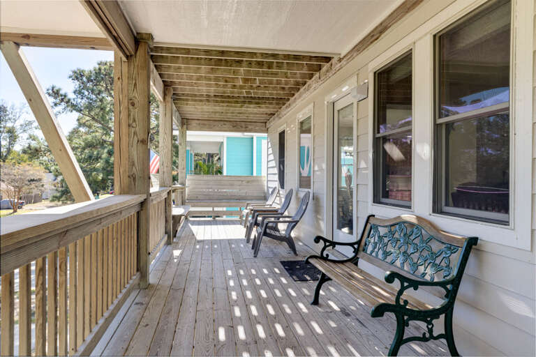 Cozy outdoor space to unwind