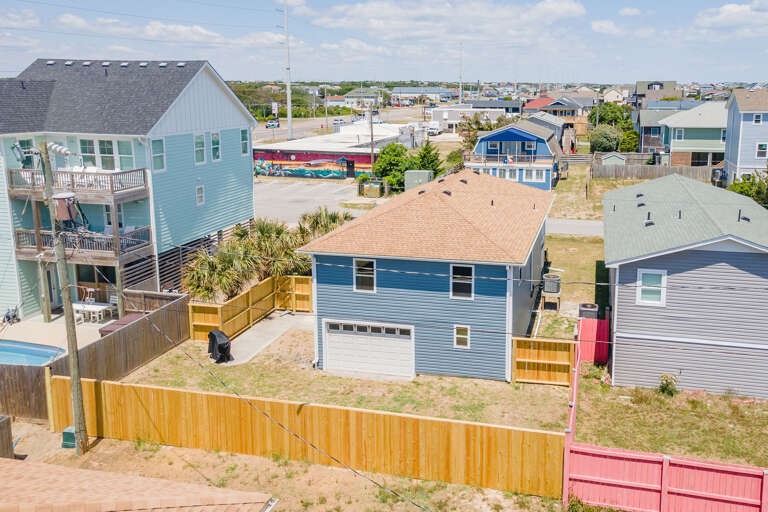 Fenced in Backyard