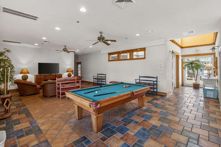 Pool Table at Clubhouse