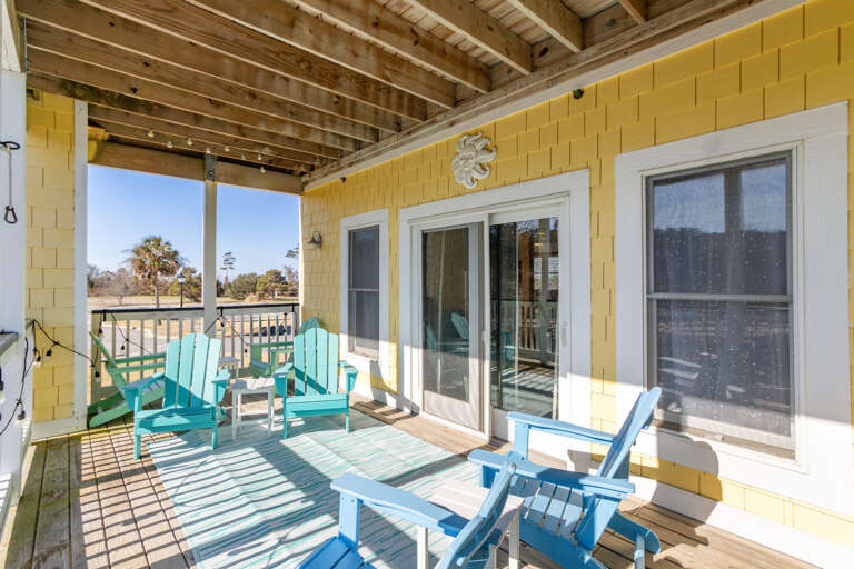 Private Covered Deck