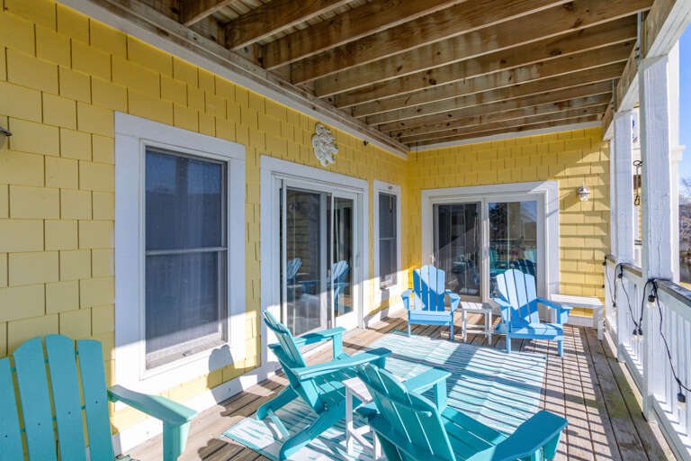 Private Covered Deck