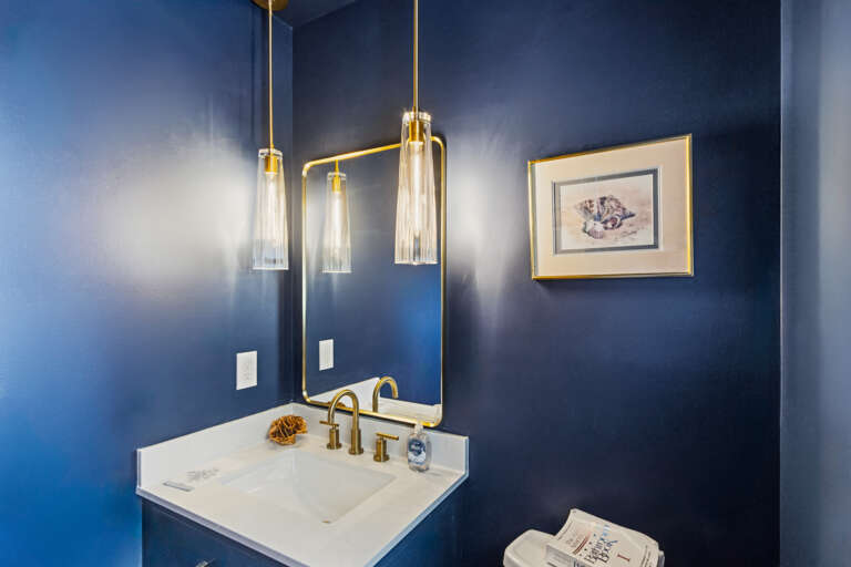 Half Bath top floor