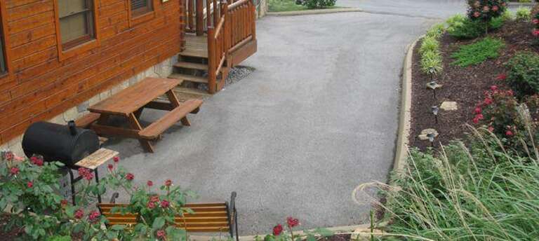 Flat Level Private Parking & Grilling while Relaxing on Rose Garden Bench Flat Level Private Parking & Grilling while Relaxing on Rose Garden Bench