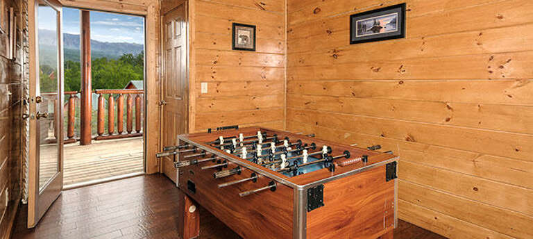 Lower Level Foos Ball Table Lower Level Foos Ball Table