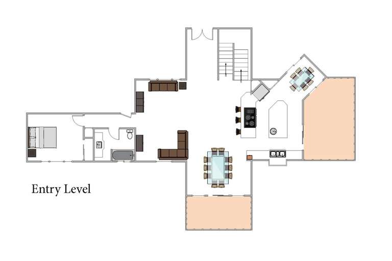 Entry level floor plan