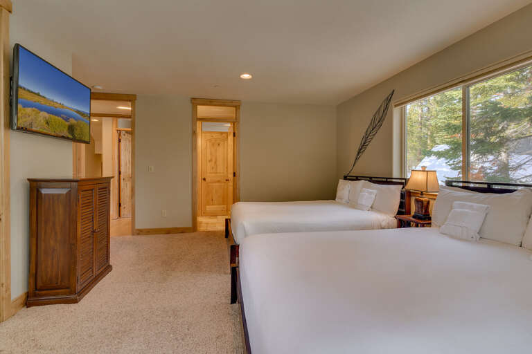 Bedroom with dual Queen beds