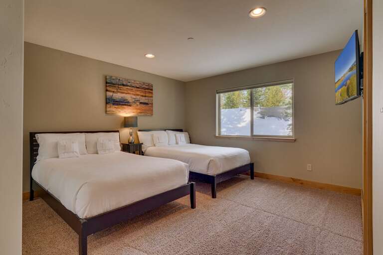 Bedroom with dual Queen beds