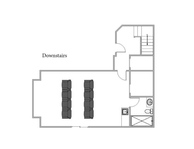 Downstairs floor plan