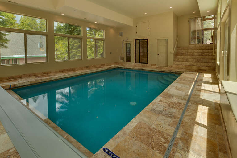 Heated indoor pool