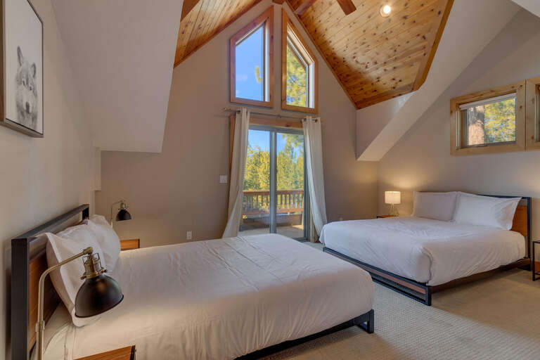 Bedroom with dual Queen beds