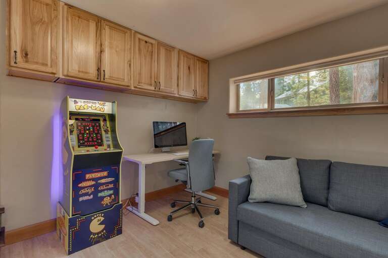 Recreation area with classic arcade