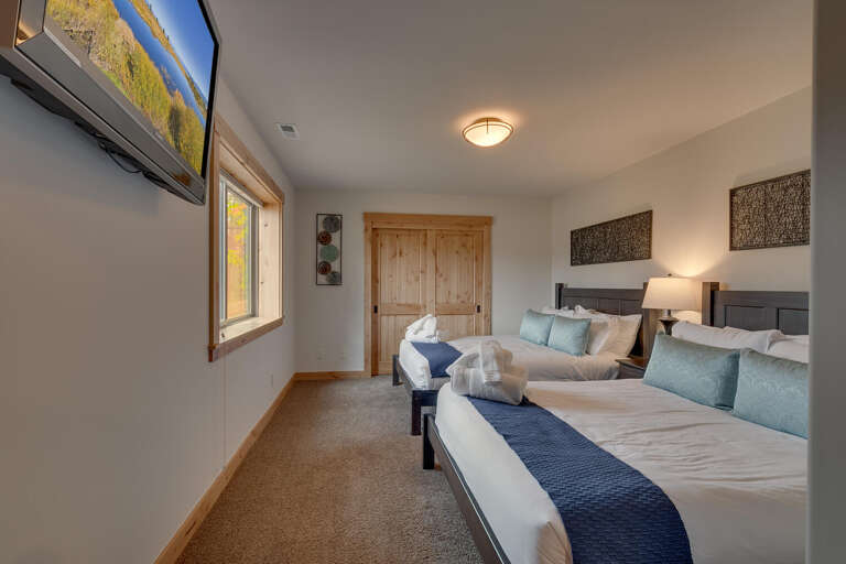 Bedroom with dual Queen beds