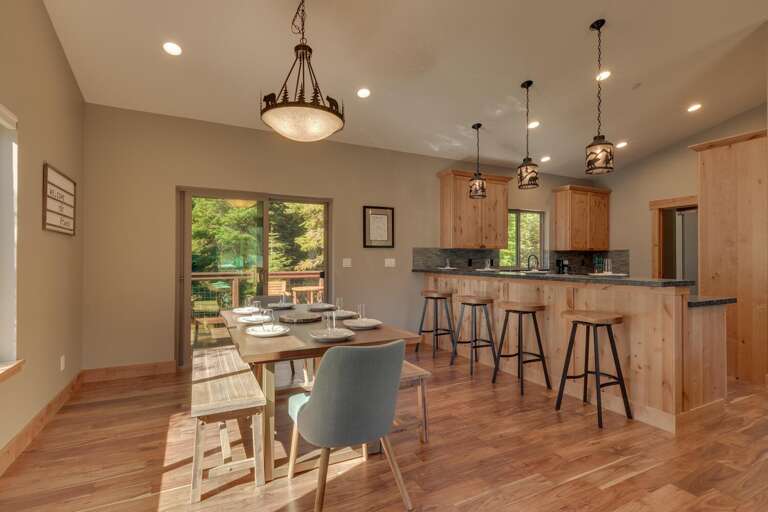 Kitchen and dining area Kitchen and dining area