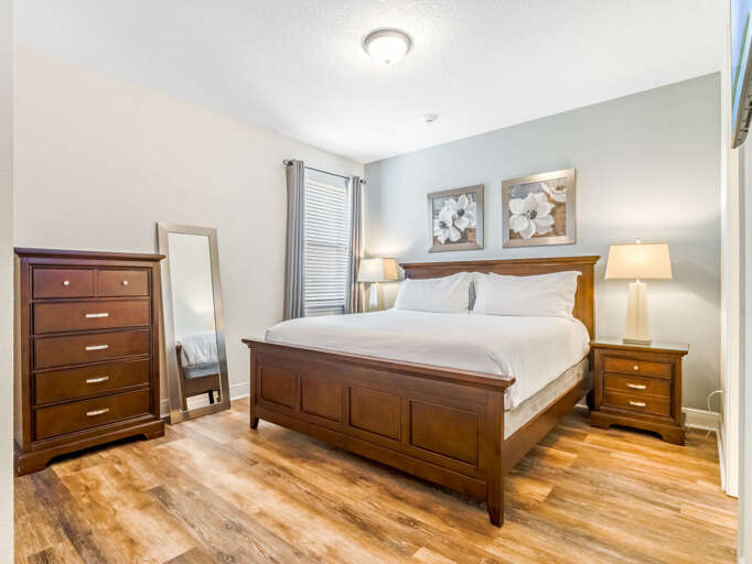 Bedroom with King bed Bedroom with King bed