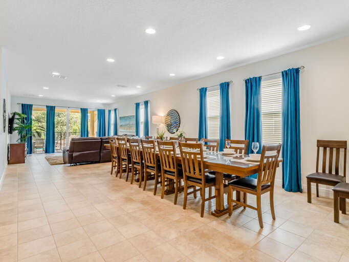 Dining and living area Dining and living area