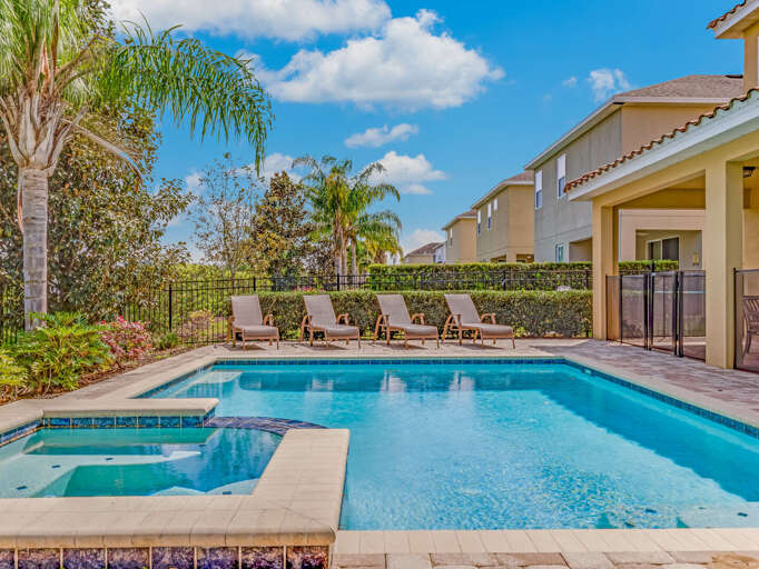 Private pool and spa Private pool and spa