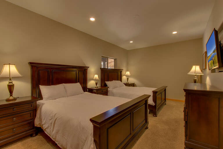 Bedroom with dual Queen beds