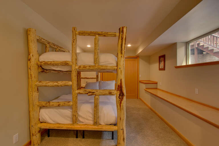 Bedroom with Full over Full bunk beds