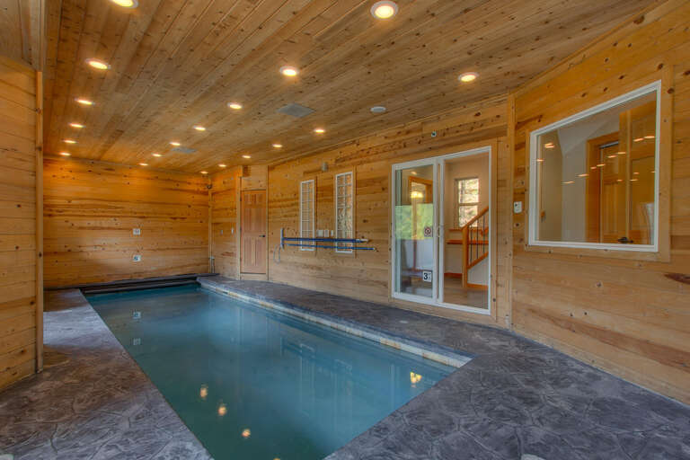 Heated indoor pool