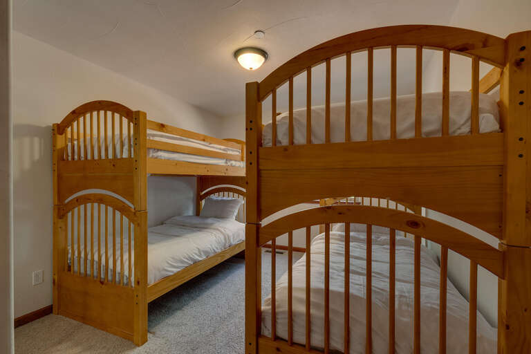 Bedroom with dual Twin over Twin bunk beds Bedroom with dual Twin over Twin bunk beds