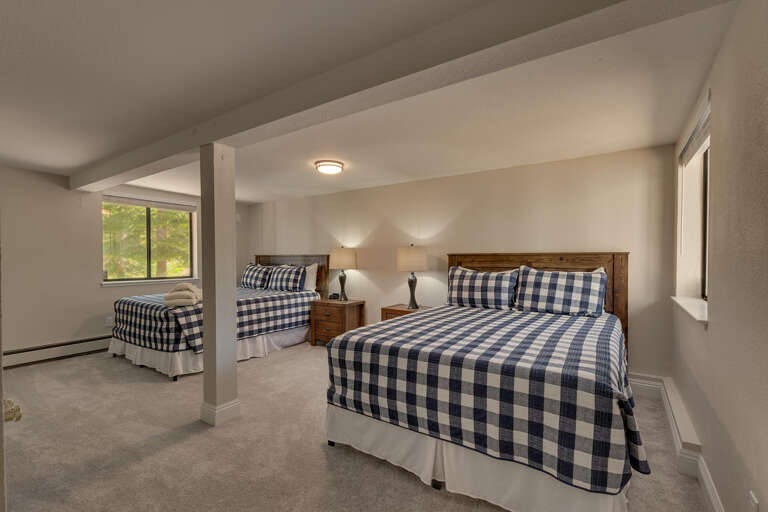 Bedroom with dual Queen beds Bedroom with dual Queen beds