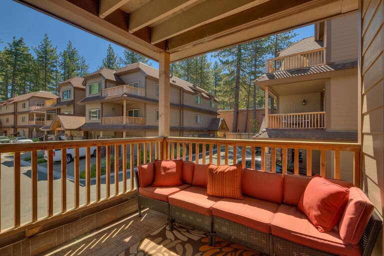 Patio with seating area