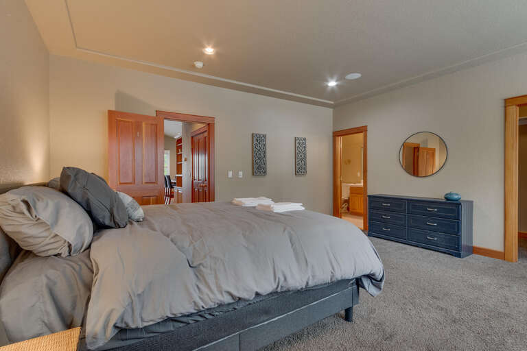 Bedroom with King bed