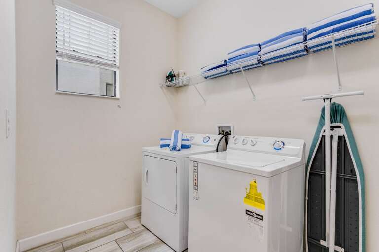 Laundry area