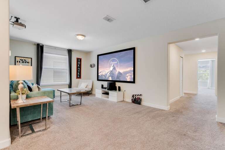 Living area at 2nd level of property