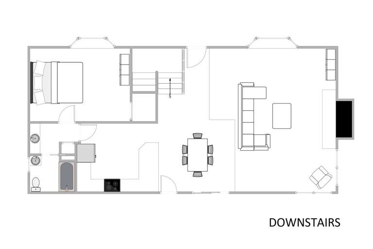 Downstairs floorplan
