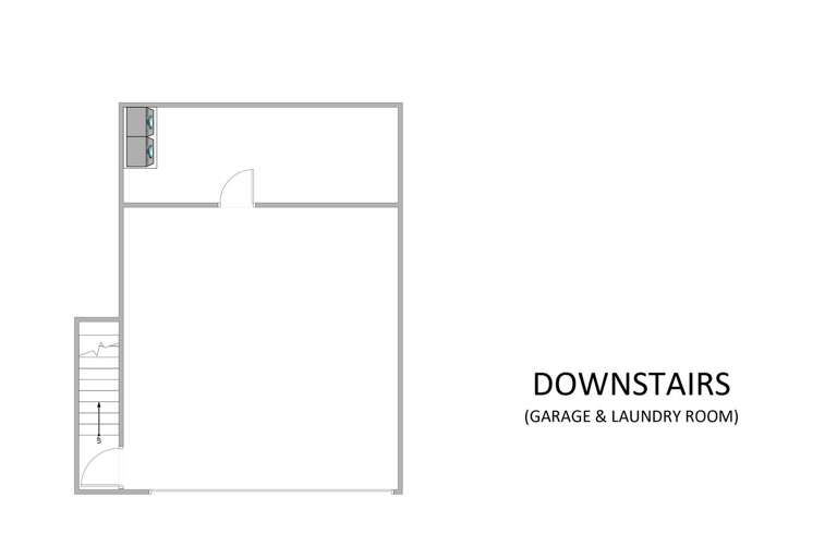Downstairs floor plan