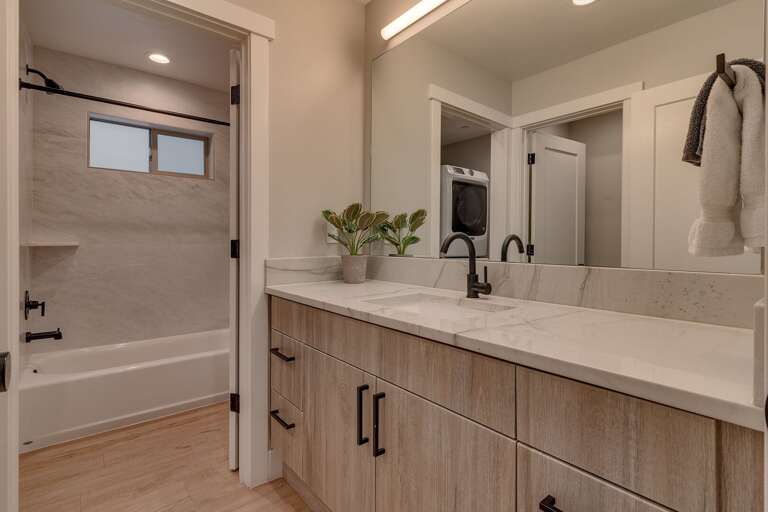 Bathroom w/ Bathtub and Shower Combo