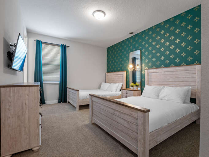 Bedroom with dual Full bed Bedroom with dual Full bed