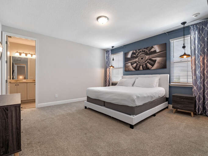 Bedroom with King bed Bedroom with King bed