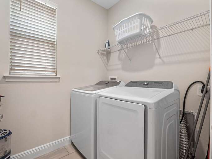 Laundry area Laundry area