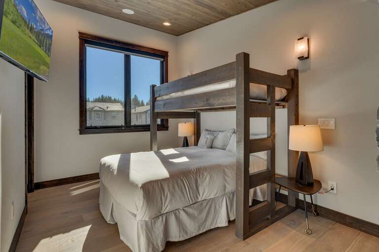 Bedroom with Twin over Full bunk beds