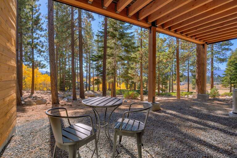 Outdoor seating area