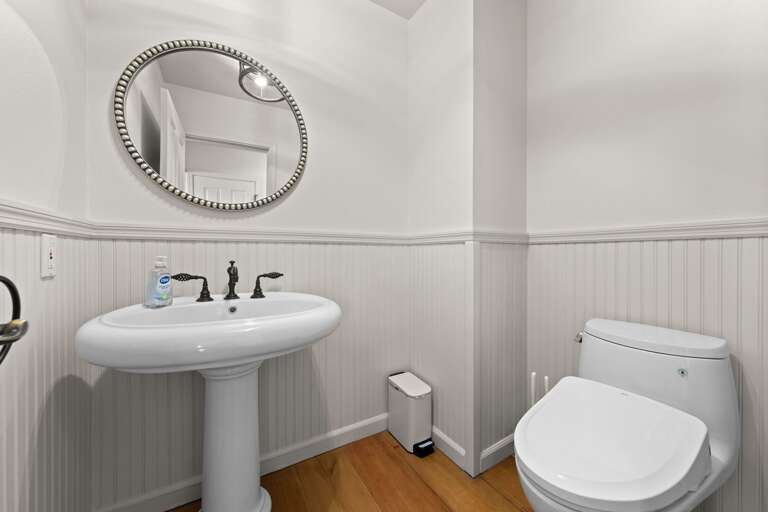 Bathroom with sink and toilet Bathroom with sink and toilet