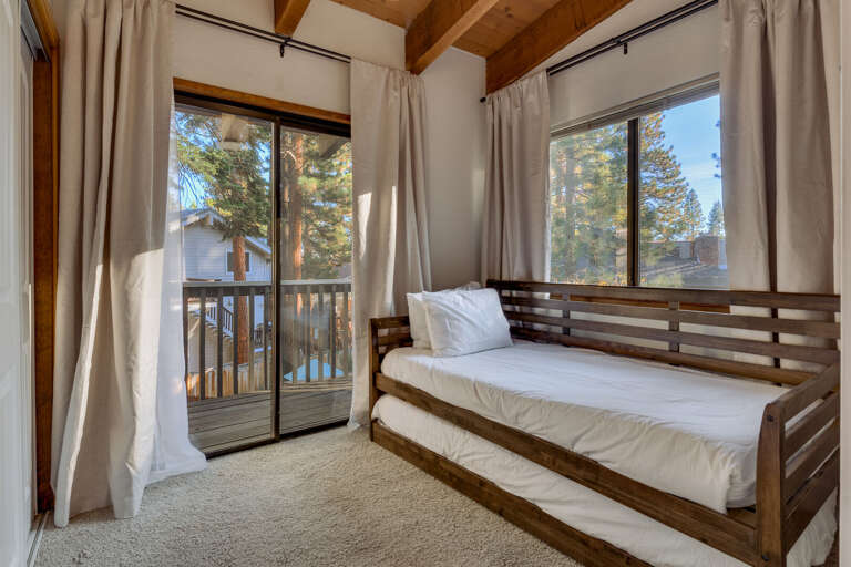 Bedroom with Twin over Twin pull out bed