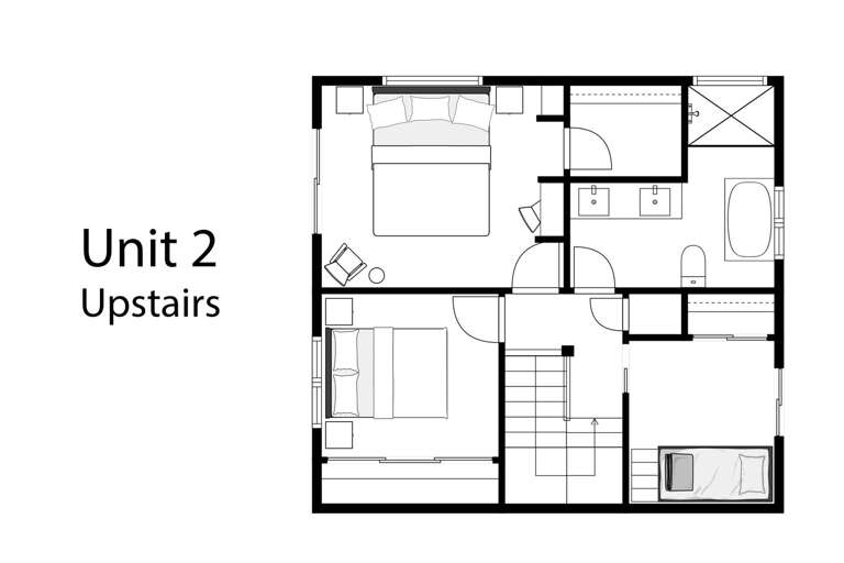 Floor plan - Upstairs