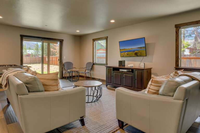 Downstairs living area