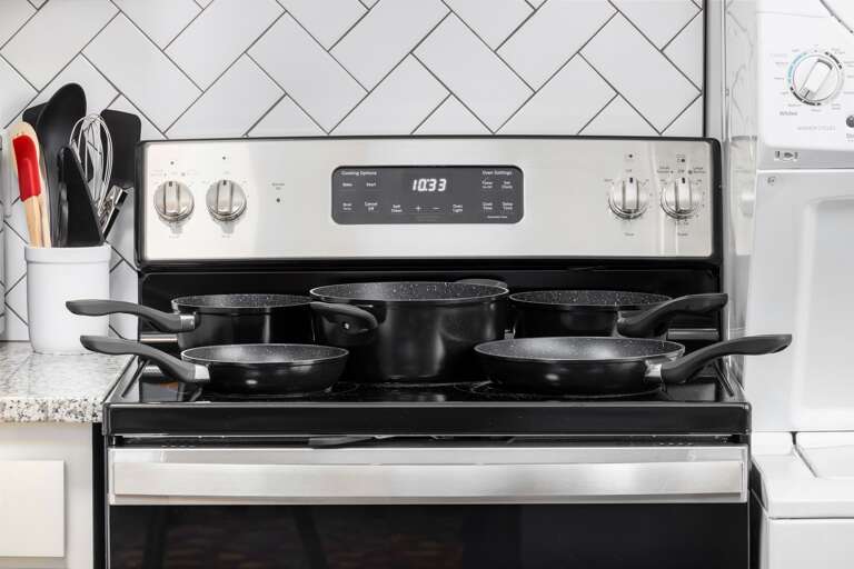 Plenty of pans, eatery, and cooking utensils for your stay. Plenty of pans, eatery, and cooking utensils for your stay.