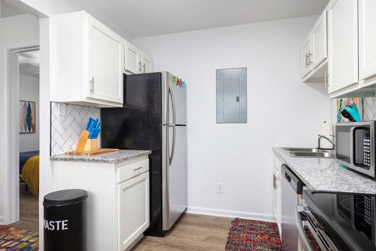 Knife set and fridge Knife set and fridge