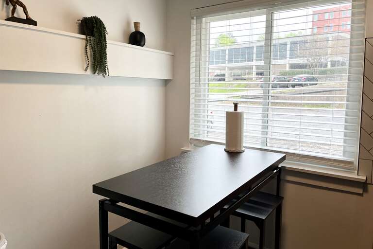 Designated eating areas in each unit Designated eating areas in each unit