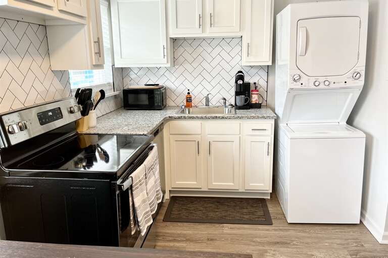 Washer and Dryer in each unit